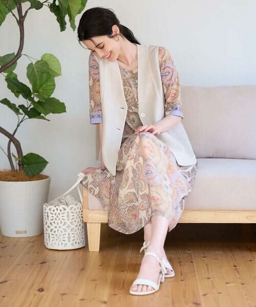 CHRISTIAN AUJARD / クリスチャン・オジャール ロング・マキシ丈スカート | [セットアップ対応]ゴールドオーナメントサラサスカート | 詳細8