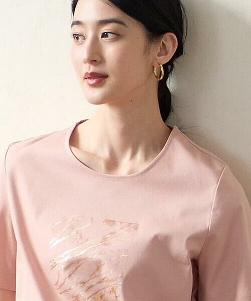 CHRISTIAN AUJARD / クリスチャン・オジャール カットソー | [接触冷感]ドライコットンカットソー（ピンク）