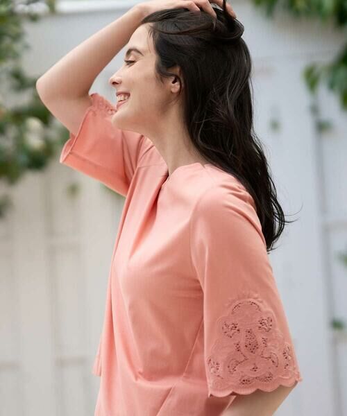 CHRISTIAN AUJARD / クリスチャン・オジャール カットソー | 刺繍スリーブプルオーバー | 詳細2