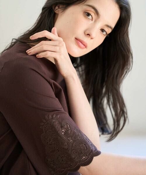 CHRISTIAN AUJARD / クリスチャン・オジャール カットソー | 刺繍スリーブプルオーバー | 詳細7