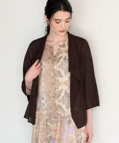 CHRISTIAN AUJARD / クリスチャン・オジャール カーディガン・ボレロ | シアーストライプ羽織り