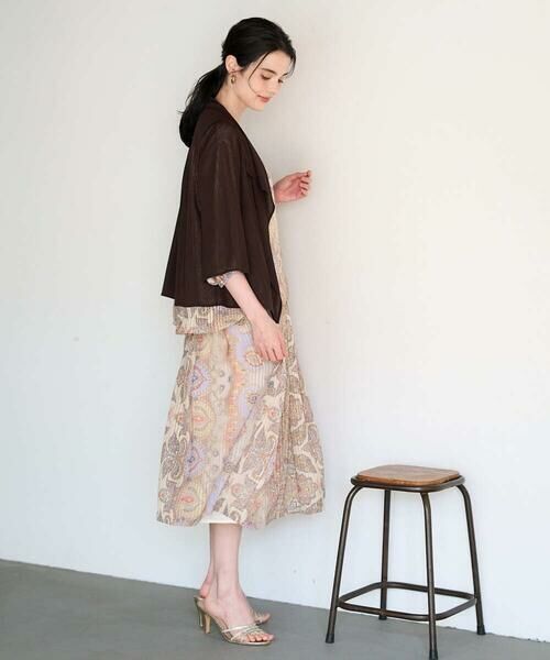 CHRISTIAN AUJARD / クリスチャン・オジャール カーディガン・ボレロ | シアーストライプ羽織り | 詳細15