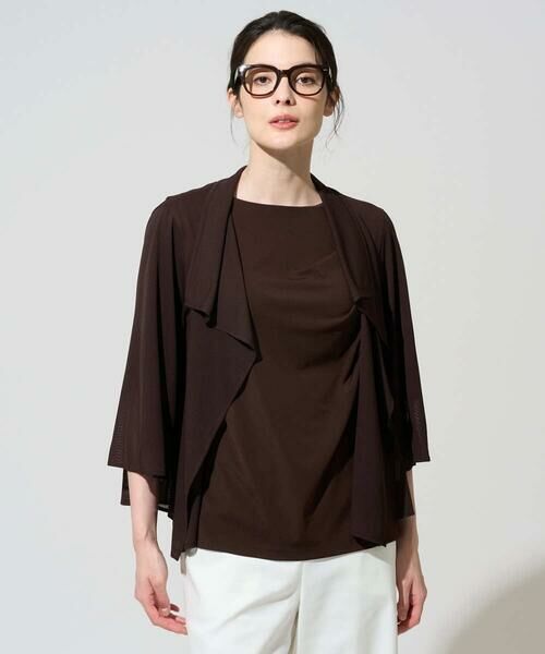 CHRISTIAN AUJARD / クリスチャン・オジャール カーディガン・ボレロ | シアーストライプ羽織り | 詳細18