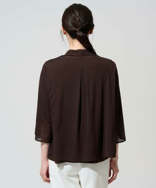 CHRISTIAN AUJARD / クリスチャン・オジャール カーディガン・ボレロ | シアーストライプ羽織り | 詳細20