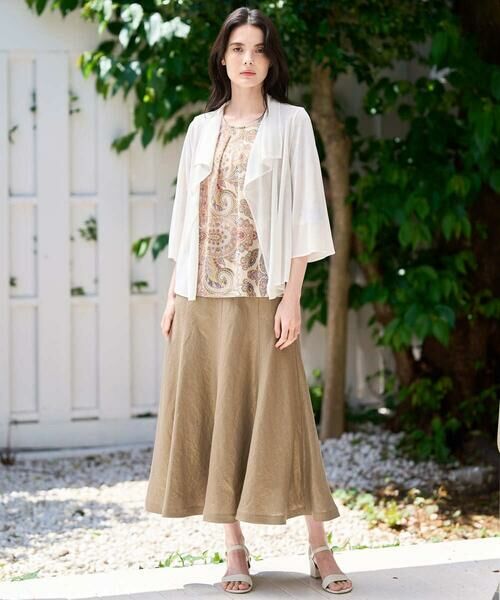 CHRISTIAN AUJARD / クリスチャン・オジャール カーディガン・ボレロ | シアーストライプ羽織り | 詳細24