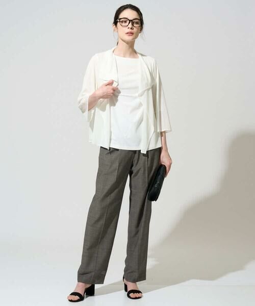 CHRISTIAN AUJARD / クリスチャン・オジャール カーディガン・ボレロ | シアーストライプ羽織り | 詳細25