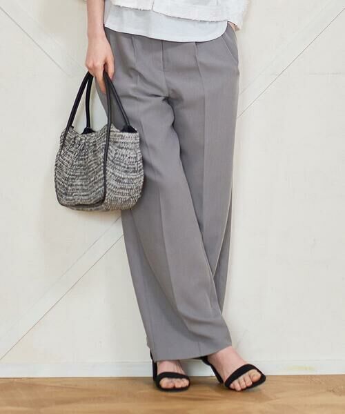 CHRISTIAN AUJARD / クリスチャン・オジャール チノ・ワークパンツ | [セットアップ対応]セミワイドパンツ | 詳細1