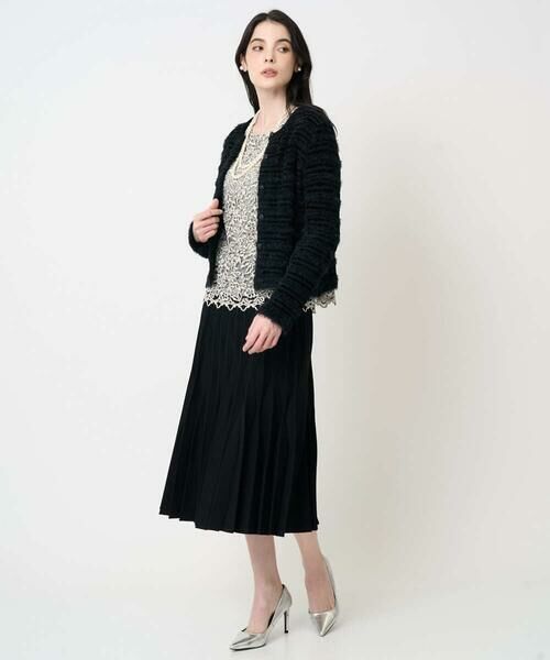 CHRISTIAN AUJARD Lサイズ / クリスチャン・オジャール　エルサイズ シャツ・ブラウス | 【大きいサイズ】フラワーモールレースブラウス | 詳細24