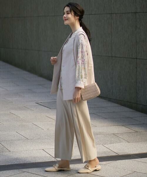 CHRISTIAN AUJARD Lサイズ / クリスチャン・オジャール　エルサイズ シャツ・ブラウス | 【大きいサイズ】ボタニカルフラワーブラウス | 詳細17