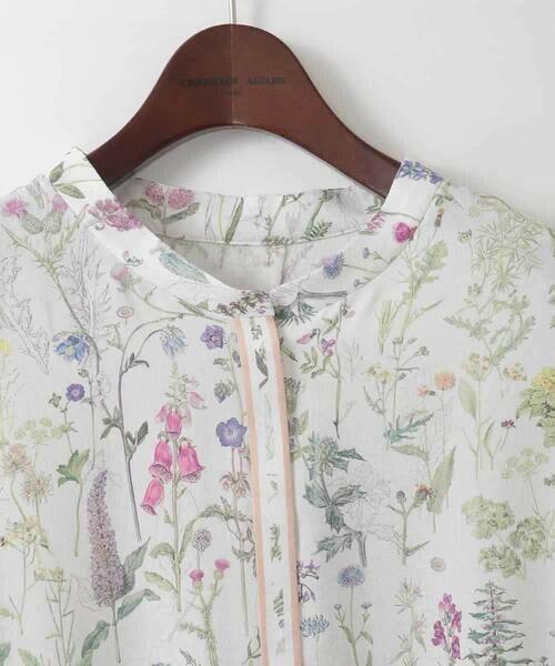 CHRISTIAN AUJARD Lサイズ / クリスチャン・オジャール　エルサイズ シャツ・ブラウス | 【大きいサイズ】ボタニカルフラワーブラウス | 詳細5