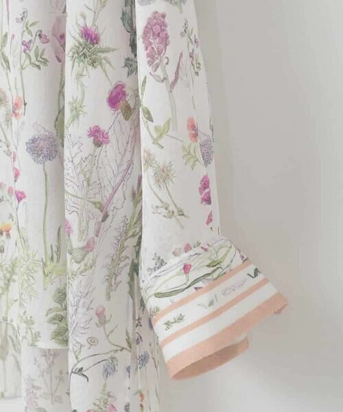 CHRISTIAN AUJARD Lサイズ / クリスチャン・オジャール　エルサイズ シャツ・ブラウス | 【大きいサイズ】ボタニカルフラワーブラウス | 詳細6