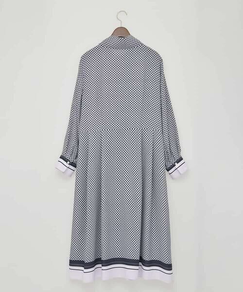 CHRISTIAN AUJARD Lサイズ / クリスチャン・オジャール　エルサイズ ロング・マキシ丈ワンピース | 【大きいサイズ】棒タイ付プリントワンピース | 詳細24