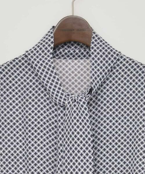 CHRISTIAN AUJARD Lサイズ / クリスチャン・オジャール　エルサイズ ロング・マキシ丈ワンピース | 【大きいサイズ】棒タイ付プリントワンピース | 詳細25