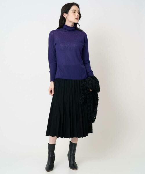 CHRISTIAN AUJARD Lサイズ / クリスチャン・オジャール　エルサイズ ニット・セーター | 【大きいサイズ/肌触り良い･軽い】ベーシックプルオーバーニット | 詳細10