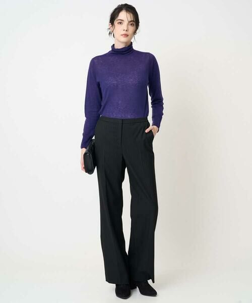 CHRISTIAN AUJARD Lサイズ / クリスチャン・オジャール　エルサイズ ニット・セーター | 【大きいサイズ/肌触り良い･軽い】ベーシックプルオーバーニット | 詳細26