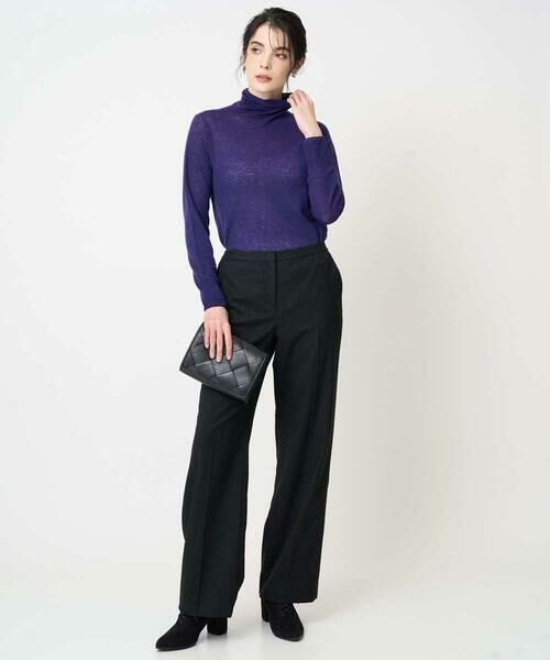 CHRISTIAN AUJARD Lサイズ / クリスチャン・オジャール　エルサイズ ニット・セーター | 【大きいサイズ/肌触り良い･軽い】ベーシックプルオーバーニット | 詳細27