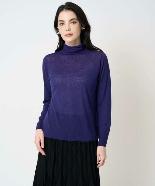 CHRISTIAN AUJARD Lサイズ / クリスチャン・オジャール　エルサイズ ニット・セーター | 【大きいサイズ/肌触り良い･軽い】ベーシックプルオーバーニット | 詳細8