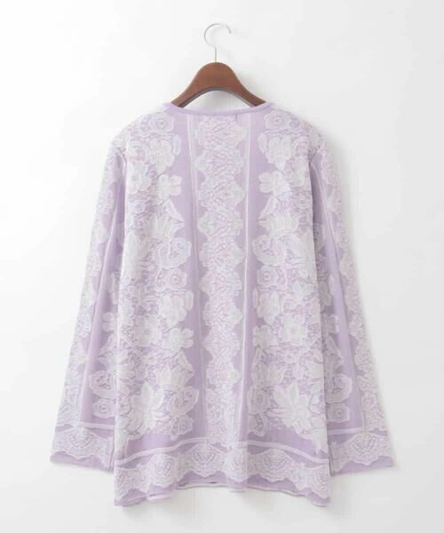 CHRISTIAN AUJARD Lサイズ / クリスチャン・オジャール　エルサイズ ニット・セーター | 【大きいサイズ】レーシージャガードニットプルオーバー | 詳細9