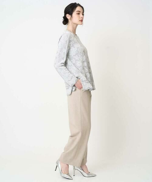 CHRISTIAN AUJARD Lサイズ / クリスチャン・オジャール　エルサイズ ニット・セーター | 【大きいサイズ】レーシージャガードニットプルオーバー | 詳細21