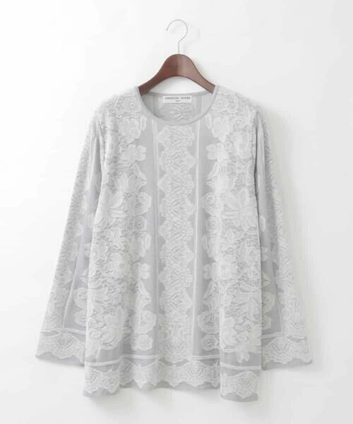 CHRISTIAN AUJARD Lサイズ / クリスチャン・オジャール　エルサイズ ニット・セーター | 【大きいサイズ】レーシージャガードニットプルオーバー | 詳細25