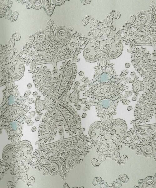 CHRISTIAN AUJARD Lサイズ / クリスチャン・オジャール　エルサイズ ニット・セーター | 【大きいサイズ/アンサンブル対応】レーシーオーナメントプリントトップス | 詳細7