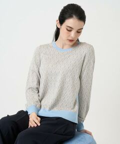 CHRISTIAN AUJARD Lサイズ / クリスチャン・オジャール　エルサイズ ニット・セーター | 【大きいサイズ】ジオメトリックジャカードニット