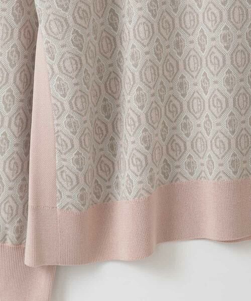 CHRISTIAN AUJARD Lサイズ / クリスチャン・オジャール　エルサイズ ニット・セーター | 【大きいサイズ】ジオメトリックジャカードニット | 詳細7