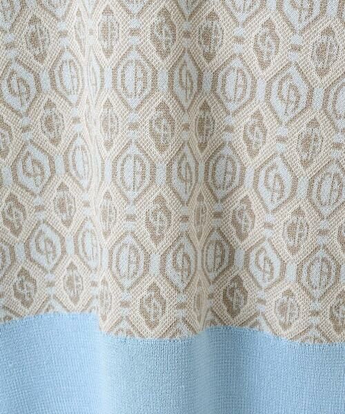 CHRISTIAN AUJARD Lサイズ / クリスチャン・オジャール　エルサイズ ニット・セーター | 【大きいサイズ】ジオメトリックジャカードニット | 詳細15