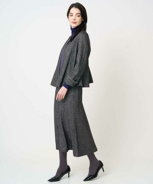 CHRISTIAN AUJARD Lサイズ / クリスチャン・オジャール　エルサイズ ロング・マキシ丈スカート | 【大きいサイズ/セットアップ対応】ラメジャージースカート | 詳細15