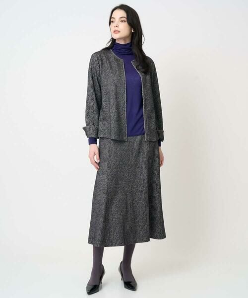 CHRISTIAN AUJARD Lサイズ / クリスチャン・オジャール　エルサイズ ロング・マキシ丈スカート | 【大きいサイズ/セットアップ対応】ラメジャージースカート | 詳細17