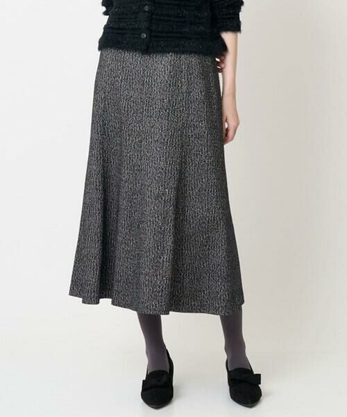 CHRISTIAN AUJARD Lサイズ / クリスチャン・オジャール　エルサイズ ロング・マキシ丈スカート | 【大きいサイズ/セットアップ対応】ラメジャージースカート | 詳細2