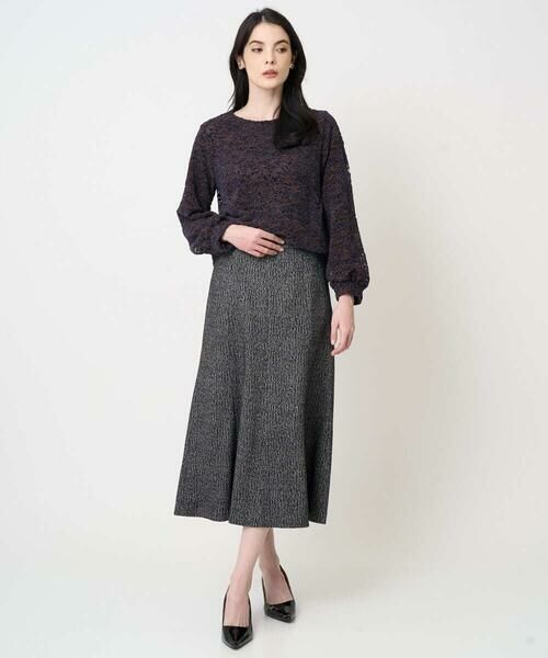 CHRISTIAN AUJARD Lサイズ / クリスチャン・オジャール　エルサイズ ロング・マキシ丈スカート | 【大きいサイズ/セットアップ対応】ラメジャージースカート | 詳細22