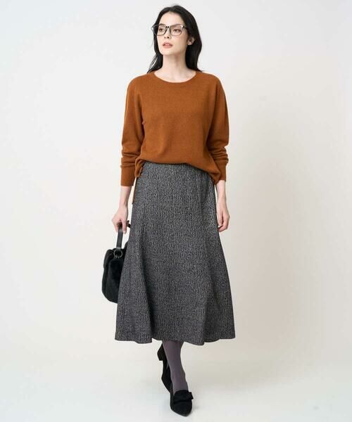 CHRISTIAN AUJARD Lサイズ / クリスチャン・オジャール　エルサイズ ロング・マキシ丈スカート | 【大きいサイズ/セットアップ対応】ラメジャージースカート | 詳細26