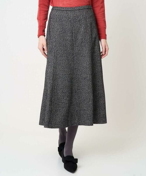CHRISTIAN AUJARD Lサイズ / クリスチャン・オジャール　エルサイズ ロング・マキシ丈スカート | 【大きいサイズ/セットアップ対応】ラメジャージースカート | 詳細4
