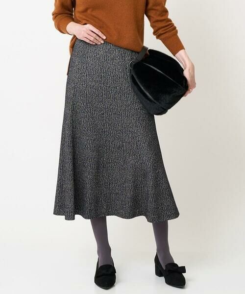 CHRISTIAN AUJARD Lサイズ / クリスチャン・オジャール　エルサイズ ロング・マキシ丈スカート | 【大きいサイズ/セットアップ対応】ラメジャージースカート | 詳細5