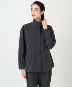 CHRISTIAN AUJARD Lサイズ / クリスチャン・オジャール　エルサイズ ノーカラージャケット | 【大きいサイズ/シワになりにくい】タフタジップジャケット