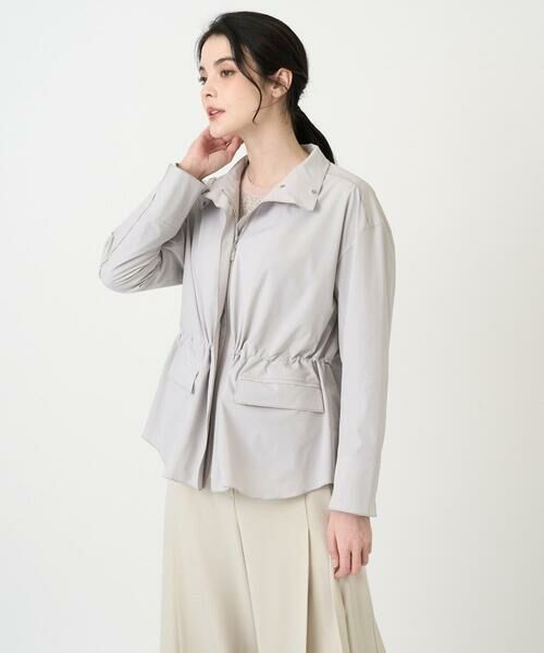 CHRISTIAN AUJARD Lサイズ / クリスチャン・オジャール　エルサイズ ノーカラージャケット | 【大きいサイズ/シワになりにくい】タフタジップジャケット | 詳細5