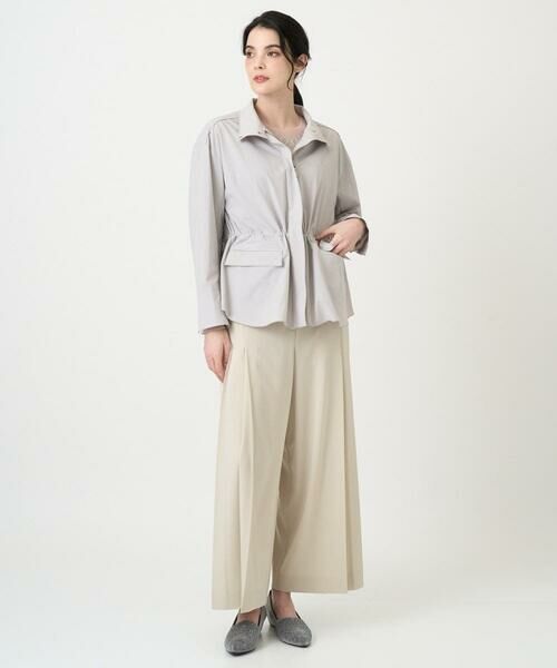 CHRISTIAN AUJARD Lサイズ / クリスチャン・オジャール　エルサイズ ノーカラージャケット | 【大きいサイズ/シワになりにくい】タフタジップジャケット | 詳細9