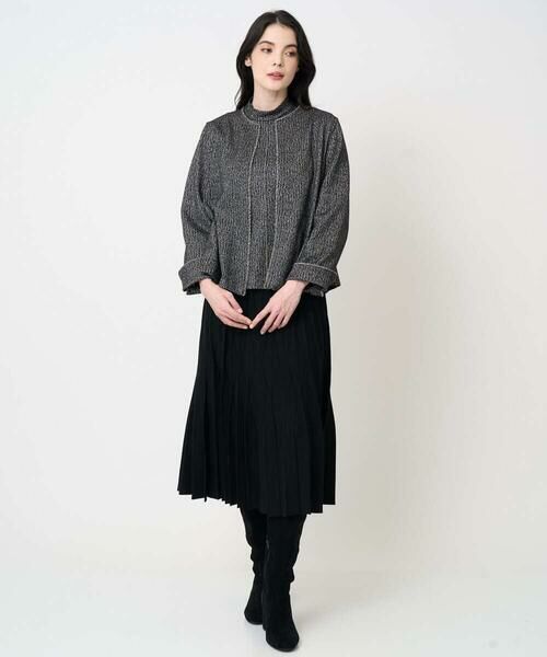 CHRISTIAN AUJARD Lサイズ / クリスチャン・オジャール　エルサイズ カットソー | 【大きいサイズ/セットアップ対応】ラメジャージープルオーバー | 詳細25