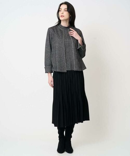 CHRISTIAN AUJARD Lサイズ / クリスチャン・オジャール　エルサイズ カットソー | 【大きいサイズ/セットアップ対応】ラメジャージープルオーバー | 詳細27