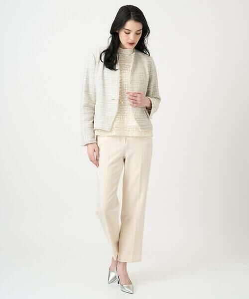 CHRISTIAN AUJARD Lサイズ / クリスチャン・オジャール　エルサイズ カットソー | 【大きいサイズ】フラワーチュールレースカットソー | 詳細24