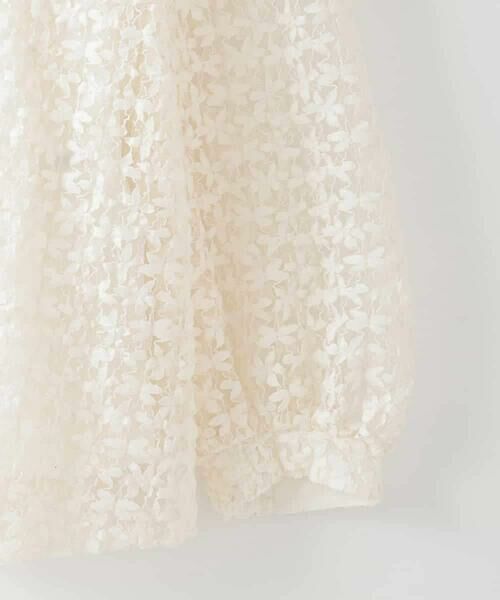CHRISTIAN AUJARD Lサイズ / クリスチャン・オジャール　エルサイズ カットソー | 【大きいサイズ】フラワーチュールレースカットソー | 詳細7