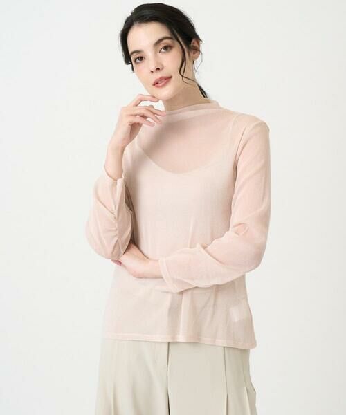 CHRISTIAN AUJARD Lサイズ / クリスチャン・オジャール　エルサイズ カットソー | 【大きいサイズ】長袖ラメチュールカットソー | 詳細1