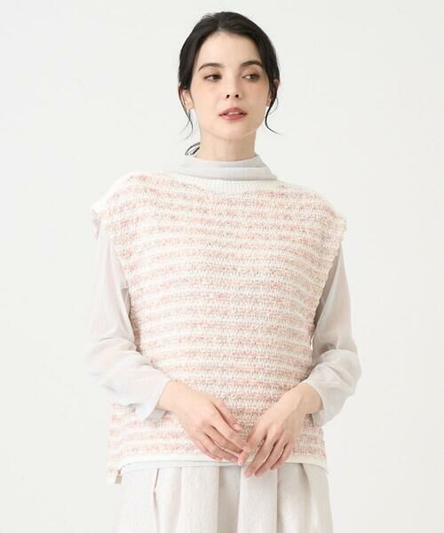 CHRISTIAN AUJARD Lサイズ / クリスチャン・オジャール　エルサイズ カットソー | 【大きいサイズ】長袖ラメチュールカットソー | 詳細14