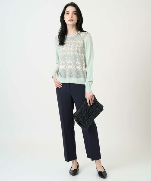 CHRISTIAN AUJARD Lサイズ / クリスチャン・オジャール　エルサイズ チノ・ワークパンツ | 【大きいサイズ】センタープレス美シルエットパンツ | 詳細5