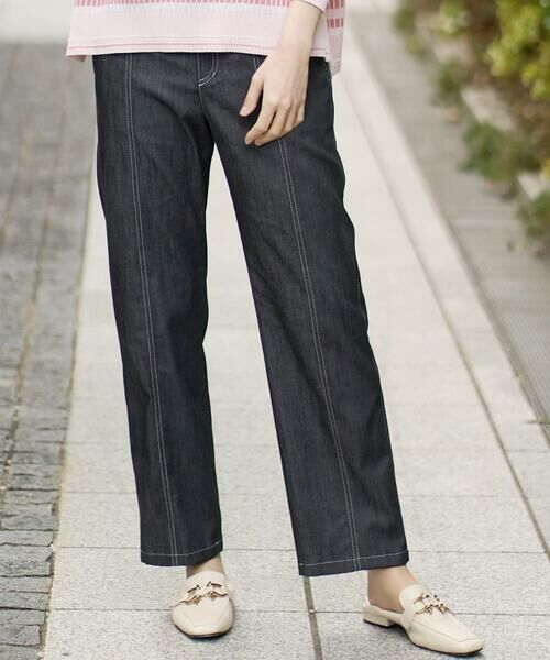 CHRISTIAN AUJARD Lサイズ / クリスチャン・オジャール　エルサイズ チノ・ワークパンツ | 【大きいサイズ】シンプルフィットデニム（ブラック）