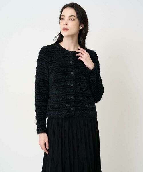 CHRISTIAN AUJARD Lサイズ / クリスチャン・オジャール　エルサイズ セットアップ | 【大きいサイズ】ファンシーツイードニットジャケット | 詳細2