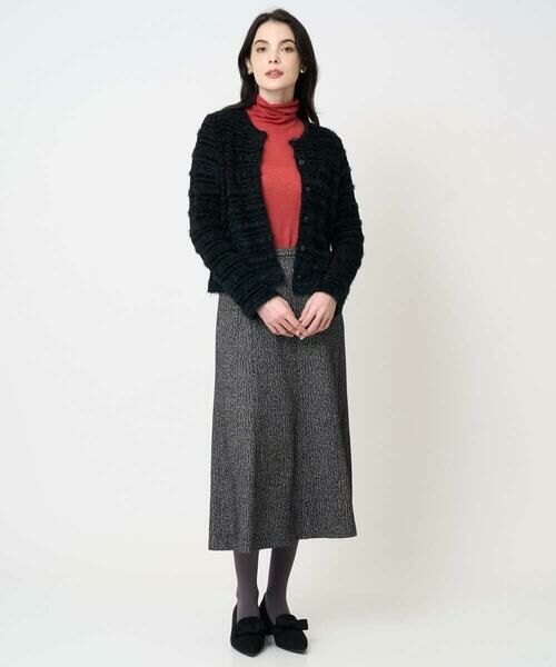 CHRISTIAN AUJARD Lサイズ / クリスチャン・オジャール　エルサイズ セットアップ | 【大きいサイズ】ファンシーツイードニットジャケット | 詳細23