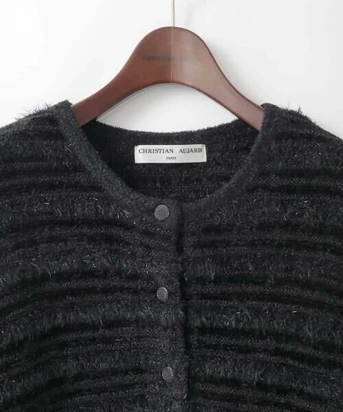 CHRISTIAN AUJARD Lサイズ / クリスチャン・オジャール　エルサイズ セットアップ | 【大きいサイズ】ファンシーツイードニットジャケット | 詳細7