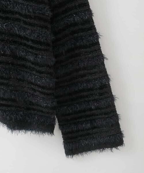 CHRISTIAN AUJARD Lサイズ / クリスチャン・オジャール　エルサイズ セットアップ | 【大きいサイズ】ファンシーツイードニットジャケット | 詳細8